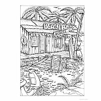 Creative Haven - Summer Scenes Coloring Book