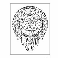 Creative Haven - Dazzling Dreamcatchers Coloring Book