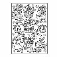 Creative Haven - Home for the Holidays Coloring Book