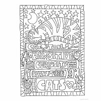 Creative Haven - Whimsical Cats Coloring Book