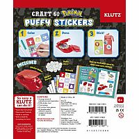 Pokemon Color-In 3D Stickers 