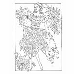 Creative Haven - Christmas Fantasy Fashions Coloring Book