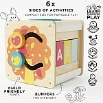 Wooden Activity Cube