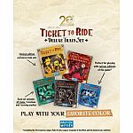 Ticket To Ride: Deluxe Train Set 3 20th Anniversary Pack 