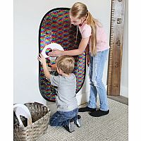 Giant Sensory Rainbow Reversible Sequin Wall Toy with Stencils 