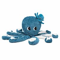 Ptipotos - Dad and Baby Octopus Plush, Blue