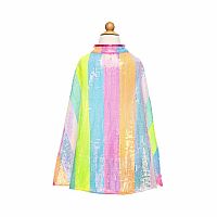 Stripy Sequins Cape Size 4-6