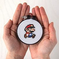 Learn a Craft - Super Mario Cross Stitch Kit