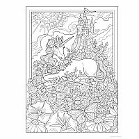 Creative Haven - Unicorn Wonders Coloring Book