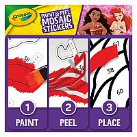 Disney Princess Paint & Peel Mosaic Stickers