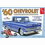 1960 Chevy Custom Fleetside Pickup with Go Kart Model Kit