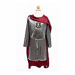 Silver Knight Tunic with Cape Size 5-6