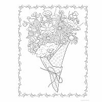 Creative Haven - Wildflowers Coloring Book