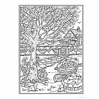 Creative Haven - Autumn Charm Coloring Book