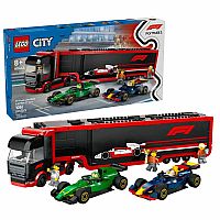 City: F1 Truck with RB20 & AMR24 F1 Cars 