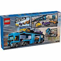 City: Car Transporter Truck with Sports Cars