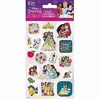 Disney Princess Sketch Stickers - 4 Sheets 