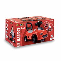 Smoby - Auto 2-in-1 Ride-on, Red 