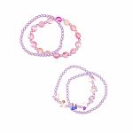 Boutique Shimmer Butterfly Bracelet Set