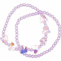 Boutique Shimmer Butterfly Bracelet Set