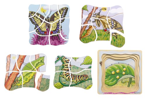 Download 5 Layer Puzzle - Butterfly - Toy Sense