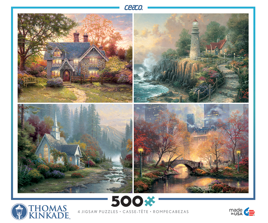 Ceaco 4 in 1 Thomas Kinkade All Seasons - Toy Sense