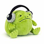 Ricky Rain Frog with Headphones - Jellycat