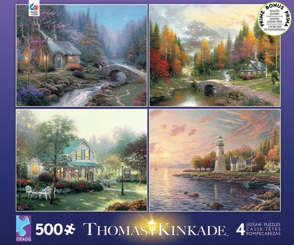 Thomas Kinkade Classic Collection 4 in 1 - Ceaco - Toy Sense