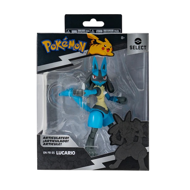 Pokemon Select 6 Inch Super Articulated Figure Lucario Toy Sense