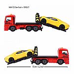 Majorette Trailer Edition - Yellow Ford GT & MAN TGS Tow Truck