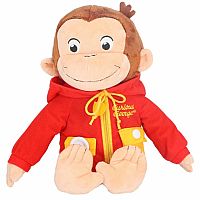 Curious George Learn to Dress Monkey Stuffed Animal