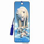 Polar Bears - 3D Bookmark