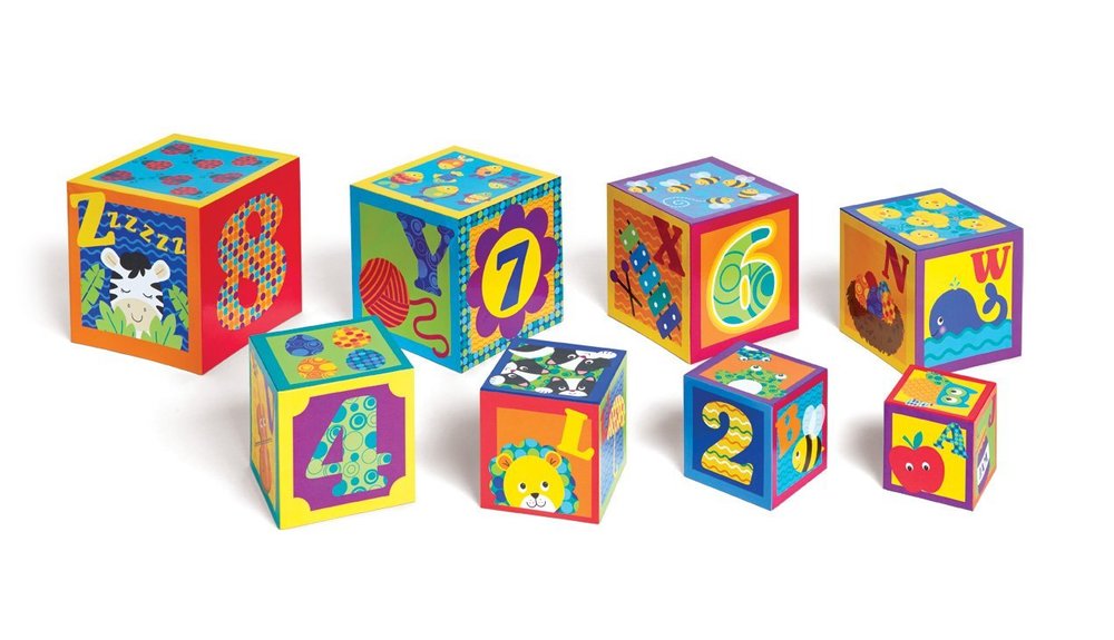 ABC & 123 Stacking Cubes - Toy Sense