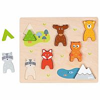 Wooden Forest Animals Puzzle