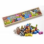 Animal Parade A-Z Wood Puzzle & Playset.