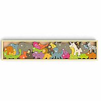 Animal Parade A-Z Wood Puzzle & Playset.