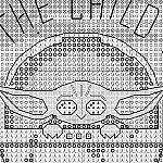 Grogu Cross Stitch Kit