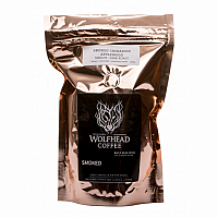 Wolfhead Coffee Beans Cinnamon Applewood Smoked - Medium Dark Roast 1/2 lb