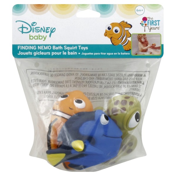 Finding Nemo Bath Squirt Toys - Toy Sense