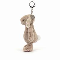 Beige Bunny 'Petal' Bag Charm - Jellycat