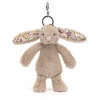 Beige Bunny 'Petal' Bag Charm - Jellycat