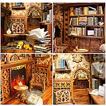 DIY Book Nook: Eternal Bookstore With Dust Cover Kit