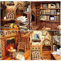 DIY Book Nook: Eternal Bookstore With Dust Cover Kit