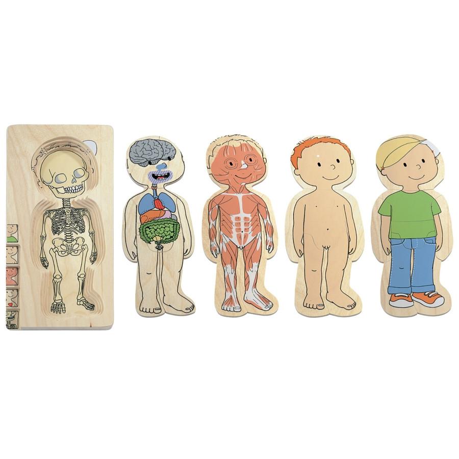 Your Body 5 Layer Puzzle - Boy - Toy Sense