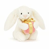 Bashful Bunny with Present - Jellycat