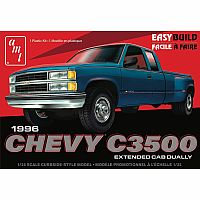 1996 Chevy C3500 1/25 Scale Curbside-Style Model Kit