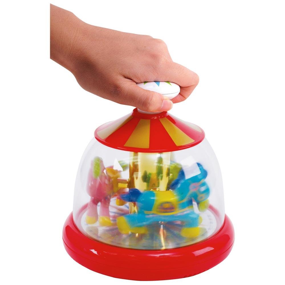 push and spin carousel