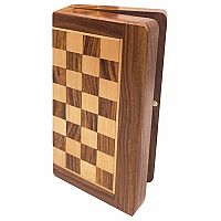 Magnetic Folding Wooden Chess Set - 25cm