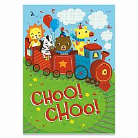 Choo! Choo! Birthday Card. 