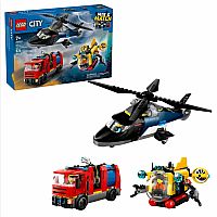 City: Helicopter, Fire Truck & Submarine Remix 